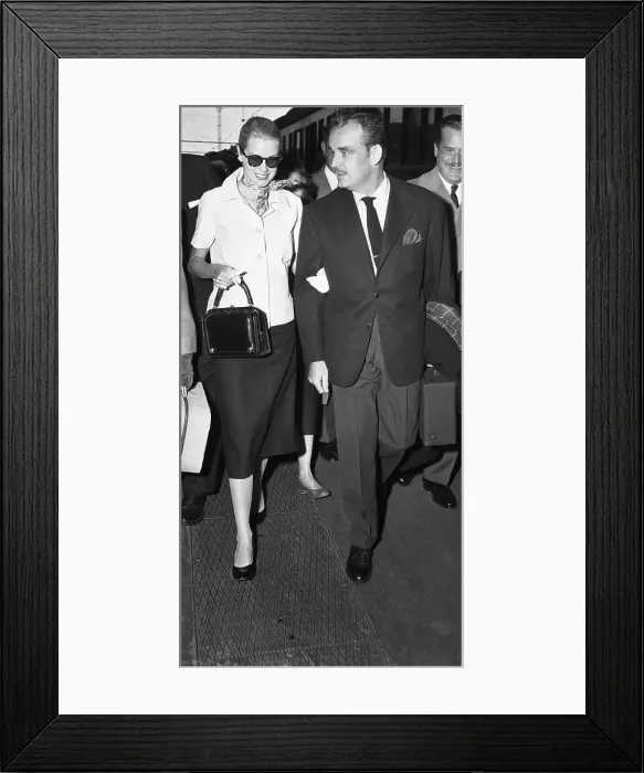 Framed Print : Kelly, Ranier, Walking Along Train Platf Framed Print : Kelly, Ranier, Walking Along Train Platf