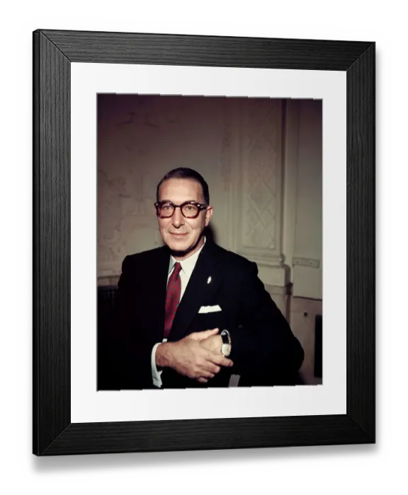 Framed Print : Portrait of Estes Kefauver