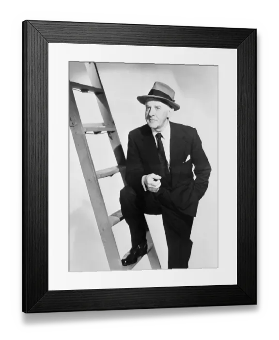 Framed Print : Portrait of Walter Winchell Framed Print : Portrait of Walter Winchell