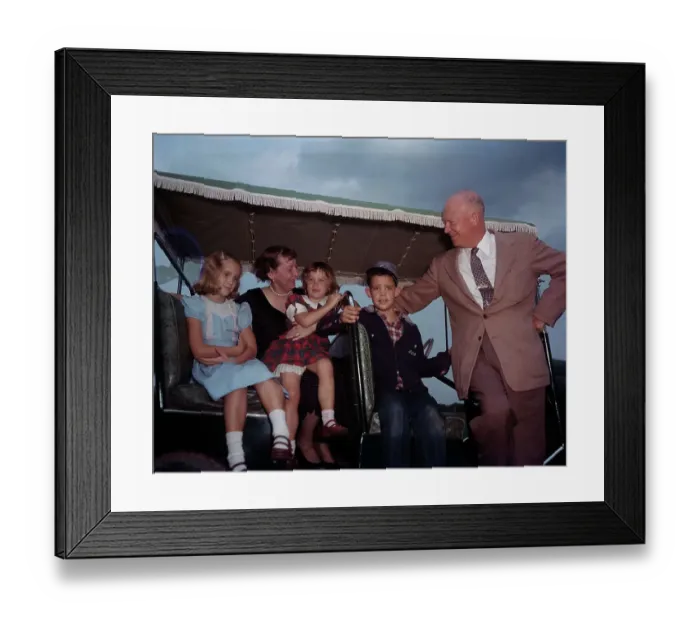 Framed Print : Eisenhowers On Family Farm Framed Print : Eisenhowers On Family Farm
