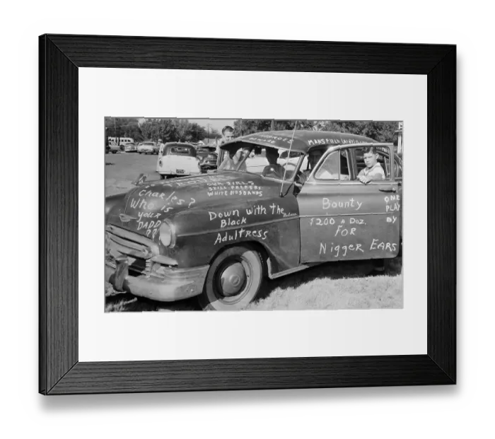 Framed Print : Protesting Desegregation Framed Print : Protesting Desegregation