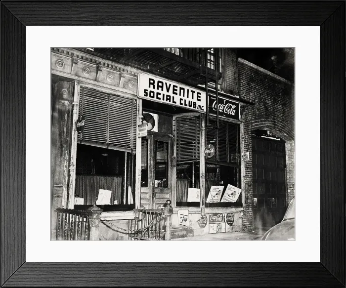 Framed Print : Ravenite Social Club In New York Framed Print : Ravenite Social Club In New York