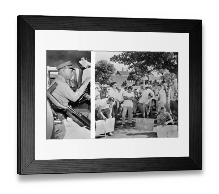 Framed Print : Keeping an Eye on an Angry Crowd Framed Print : Keeping an Eye on an Angry Crowd