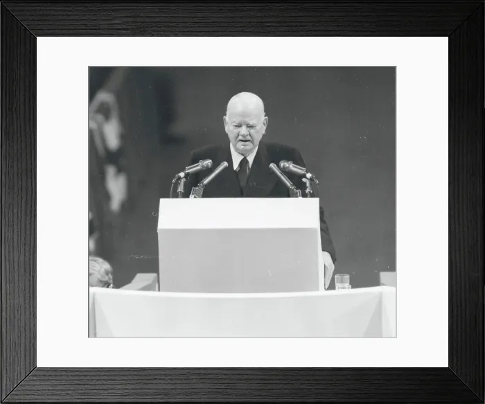 Framed Print : Herbert Hoover at Centennial Convention Framed Print : Herbert Hoover at Centennial Convention