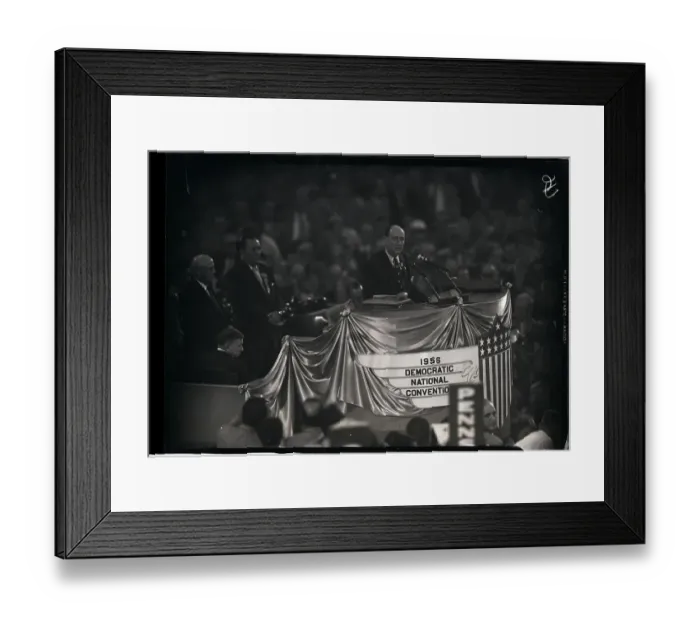 Framed Print : Adlai Stevenson Addressing Convention Framed Print : Adlai Stevenson Addressing Convention