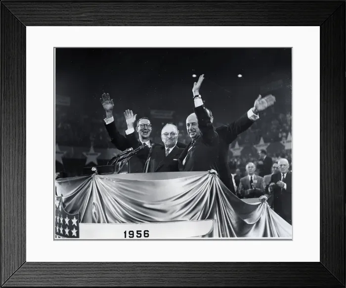 Framed Print : Adlai Stevenson and Estes Kefauver Framed Print : Adlai Stevenson and Estes Kefauver