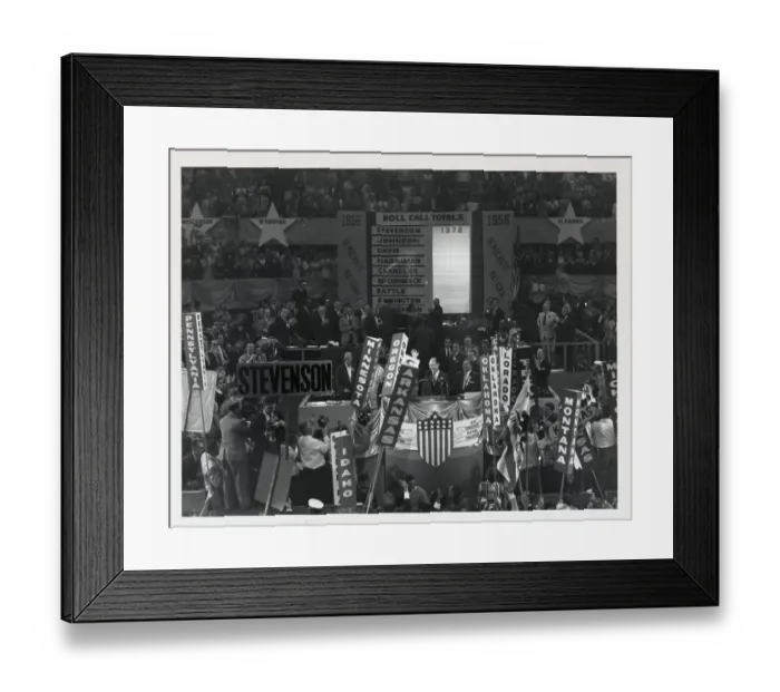 Framed Print : Harry Truman, Adlai Stevenson and Estes Kefauver Framed Print : Harry Truman, Adlai Stevenson and Estes Kefauver