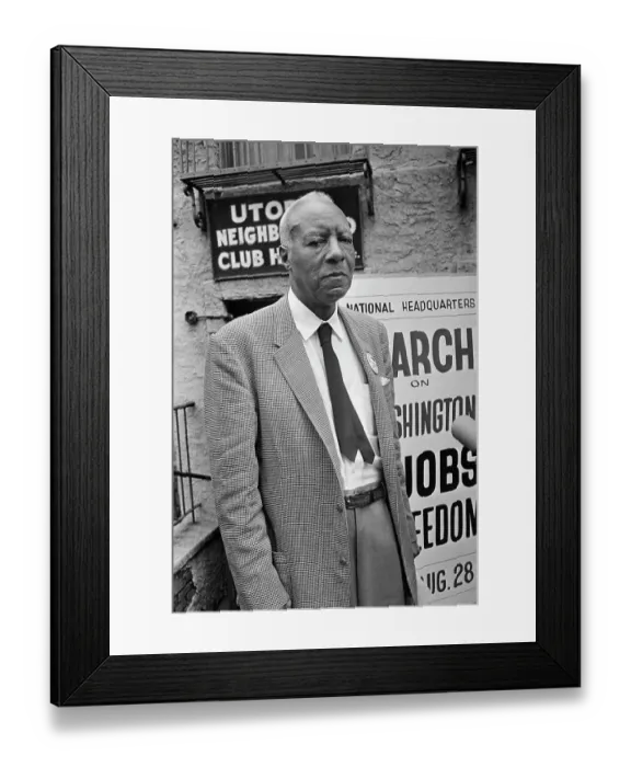 Framed Print : A. Philip Randolph Standing 3 / 4 Length Framed Print : A. Philip Randolph Standing 3 / 4 Length