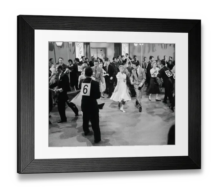 Framed Print : Portrait of Debbie Reynolds in Jitterbug Contest