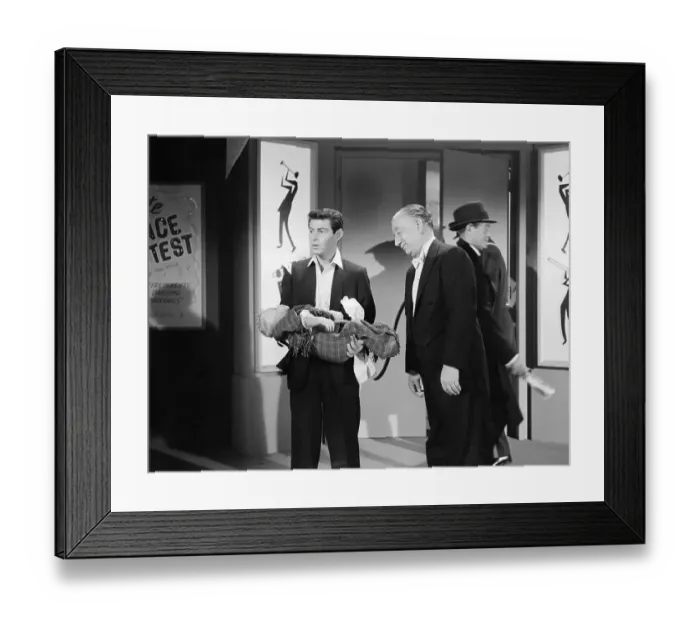 Framed Print : Eddie Fisher Holding a Baby Framed Print : Eddie Fisher Holding a Baby