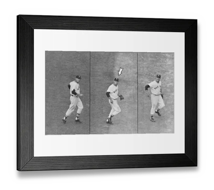 Framed Print : Ted Williams Running Framed Print : Ted Williams Running