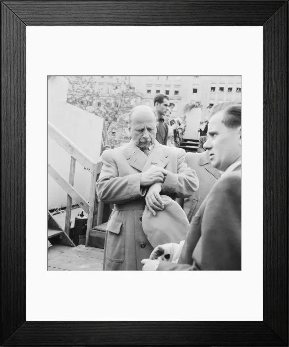 Framed Print : Walter Ulbricht Checking His Watch Framed Print : Walter Ulbricht Checking His Watch