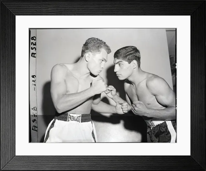 Framed Print : Carlos Ortiz and Tommy Salem Square-Off Framed Print : Carlos Ortiz and Tommy Salem Square-Off