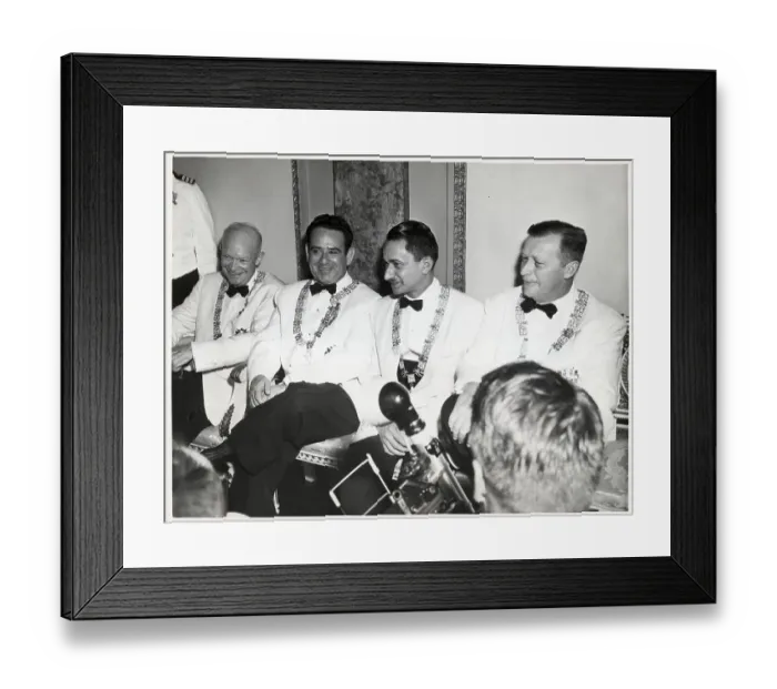 Framed Print : Carlos Armas and Dwight Eisenhower Framed Print : Carlos Armas and Dwight Eisenhower