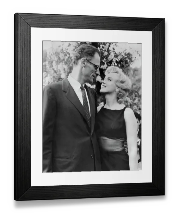 Framed Print : Marilyn Monroe and Arthur Miller Framed Print : Marilyn Monroe and Arthur Miller