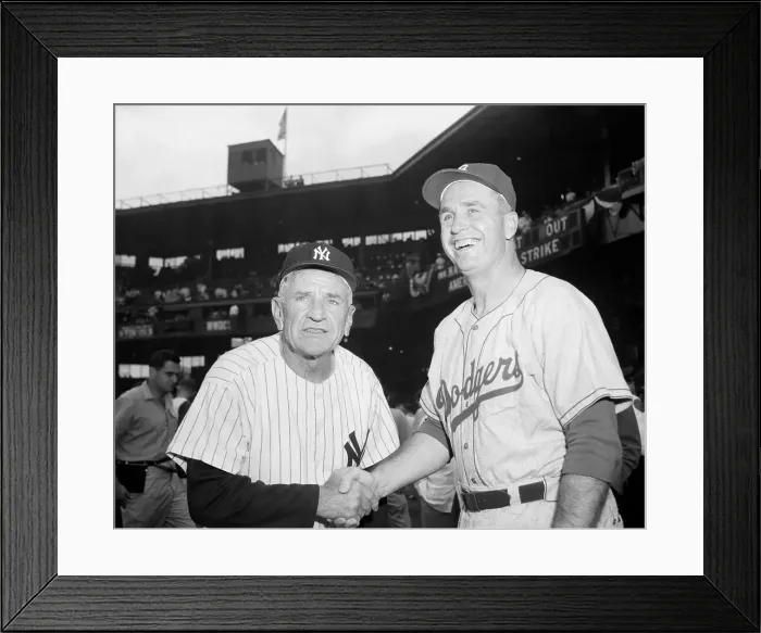 Framed Print : Casey Stengel and Walter Aston at All-Star Game Framed Print : Casey Stengel and Walter Aston at All-Star Game