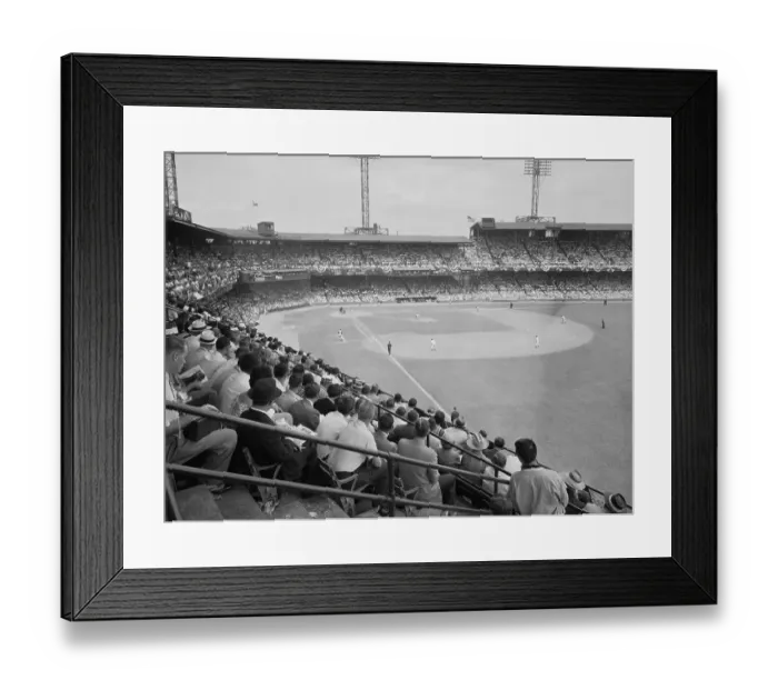 Framed Print : Crowd Watching 1956 All-Star Game Framed Print : Crowd Watching 1956 All-Star Game