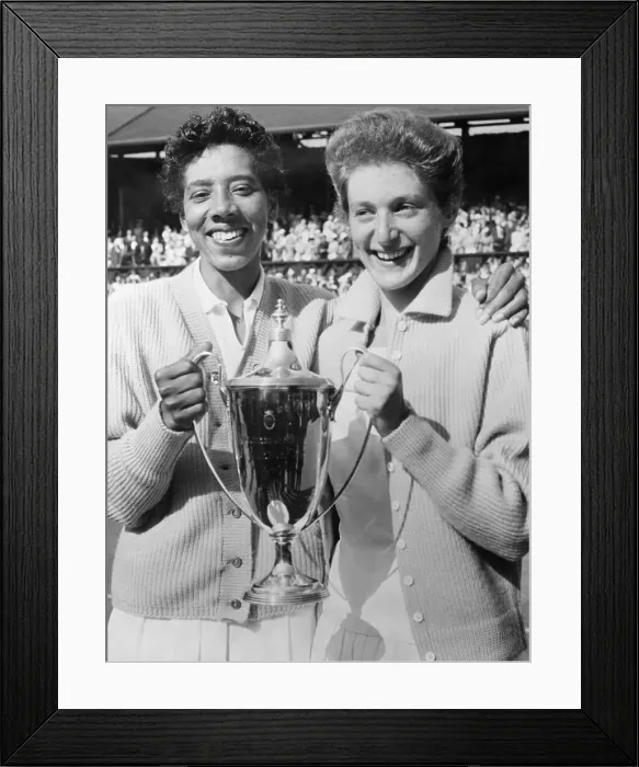 Framed Print : Wimbledon Women's Doubles Championships Framed Print : Wimbledon Women's Doubles Championships