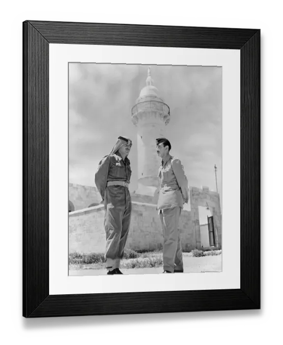 Framed Print : Traditional and Modern Uniforms of Arab Legion Framed Print : Traditional and Modern Uniforms of Arab Legion