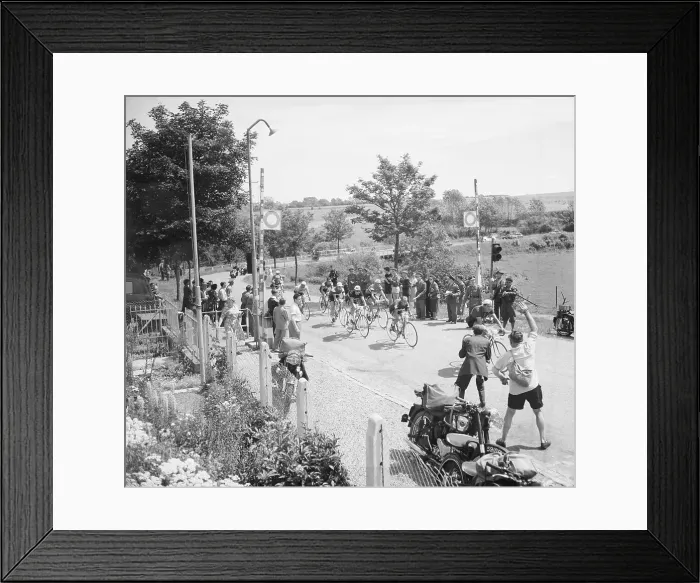 Framed Print : First Lap of the 1956 Tour de France Framed Print : First Lap of the 1956 Tour de France