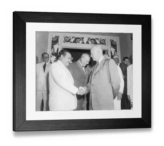 Framed Print : Fulgencio Batista and Dwight Eisenhower Framed Print : Fulgencio Batista and Dwight Eisenhower