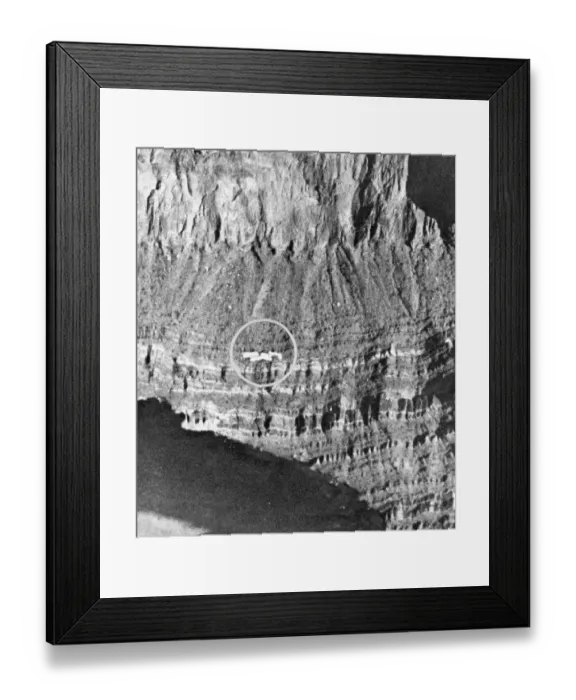 Framed Print : Grand Canyon Collision Framed Print : Grand Canyon Collision