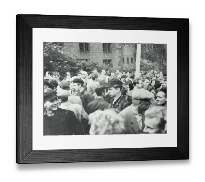 Framed Print : Crowd Protesting Framed Print : Crowd Protesting