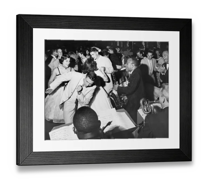 Framed Print : High School Students Dancing at Prom Framed Print : High School Students Dancing at Prom