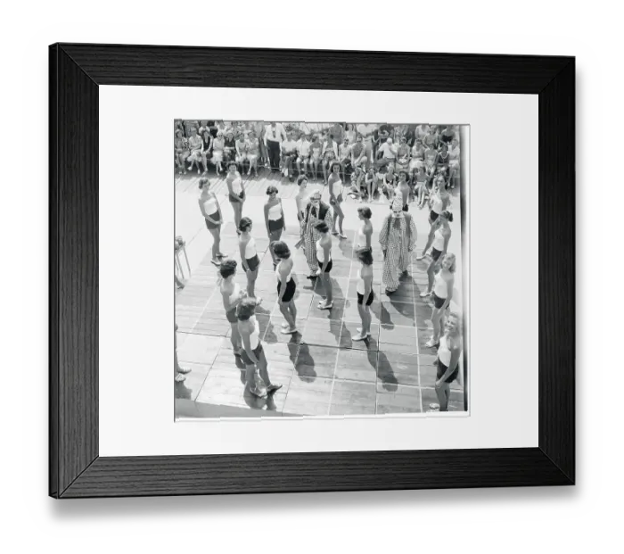 Framed Print : Human Checkers Game Framed Print : Human Checkers Game