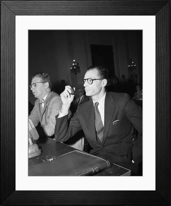 Framed Print : Arthur Miller Testifying Before House Subcommittee Framed Print : Arthur Miller Testifying Before House Subcommittee