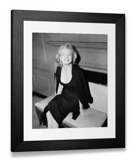 Framed Print : Marilyn Monroe Sitting Wearing Sweater Framed Print : Marilyn Monroe Sitting Wearing Sweater