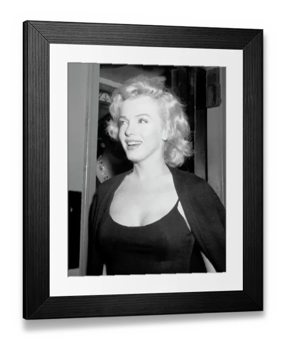 Framed Print : Marilyn Monroe During Press Conference Framed Print : Marilyn Monroe During Press Conference