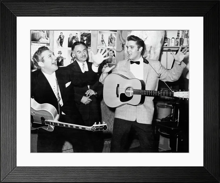Framed Print : Liberace. Although Elvis Presley, young guitar-singing teen-age idol Framed Print : Liberace. Although Elvis Presley, young guitar-singing teen-age idol