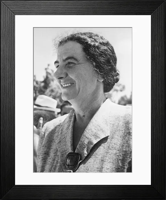 Framed Print : Golda Meir, Israeli Foreign Minister Framed Print : Golda Meir, Israeli Foreign Minister