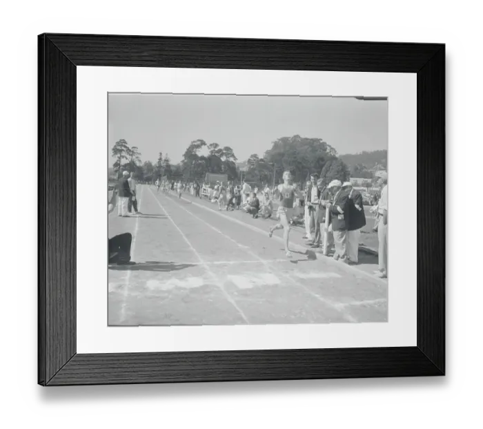Framed Print : Bill Dellinger Running Framed Print : Bill Dellinger Running