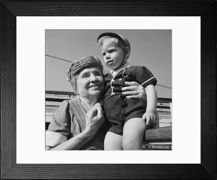 Framed Print : Helen Keller Holding Donald Hart Framed Print : Helen Keller Holding Donald Hart