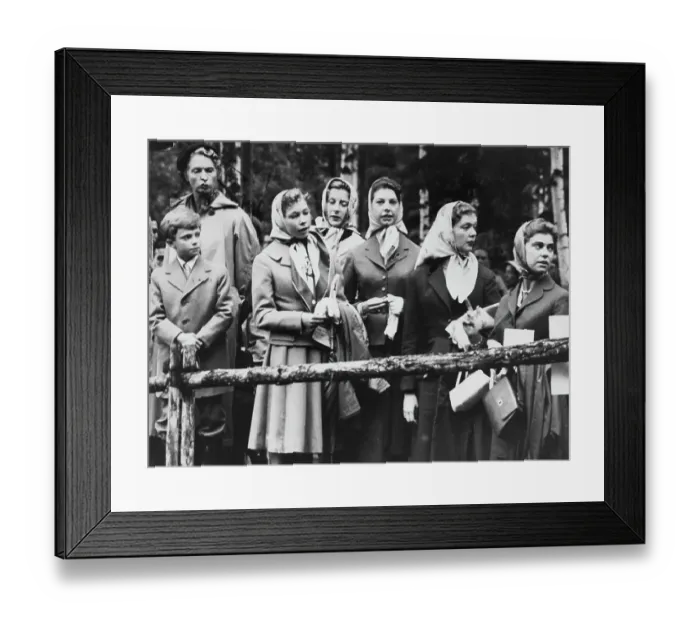 Framed Print : Swedish Royals At Olympic Equestrian Event, 1956 Framed Print : Swedish Royals At Olympic Equestrian Event, 1956