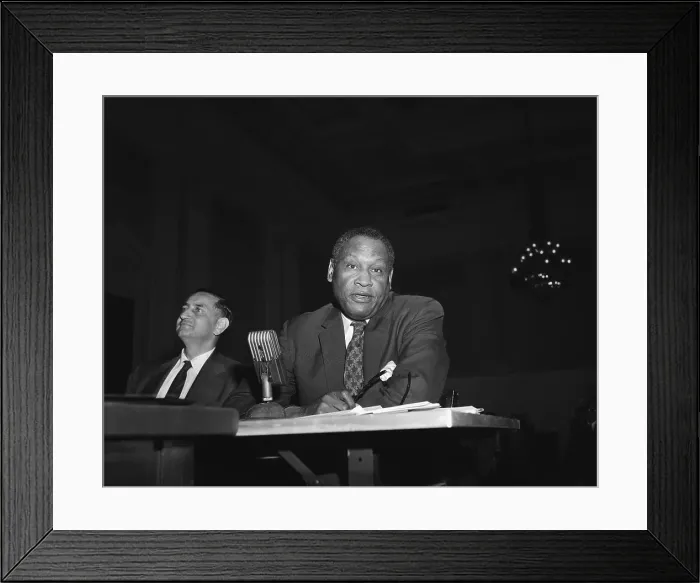 Framed Print : Paul Robeson Appearing Before a Congressional Committee Framed Print : Paul Robeson Appearing Before a Congressional Committee