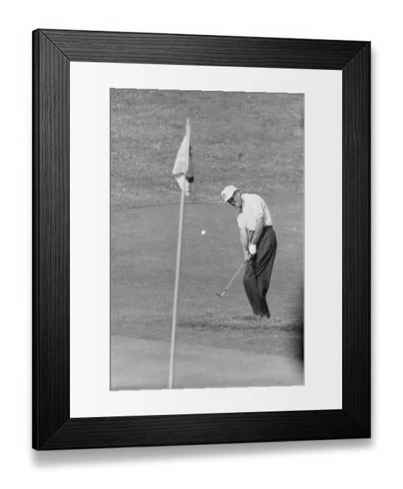 Framed Print : Tommy Bolt Playing Golf