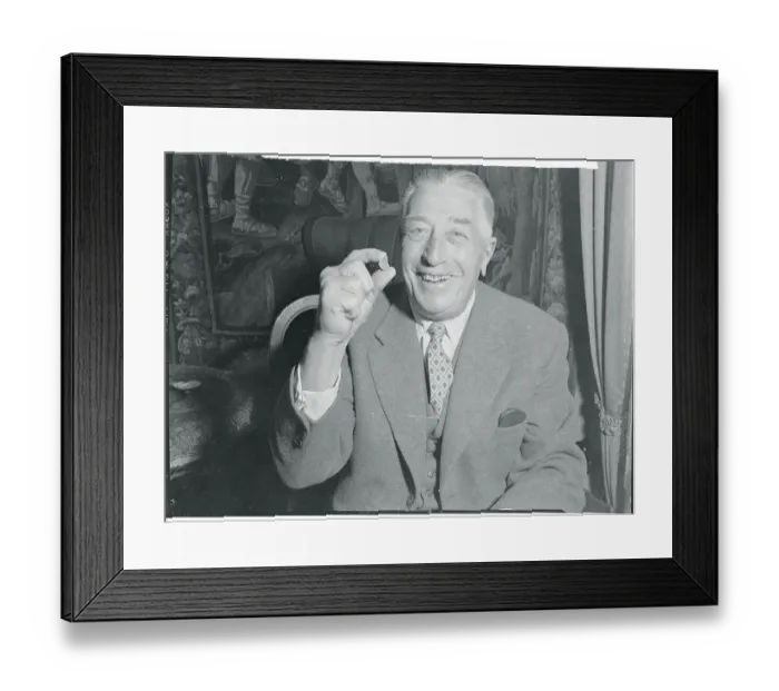 Framed Print : Count Felix Von Luckner Holding a Pfennig Piece Framed Print : Count Felix Von Luckner Holding a Pfennig Piece