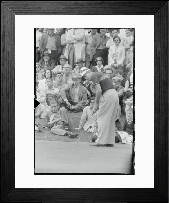 Framed Print : Gene Littler Playing Golf