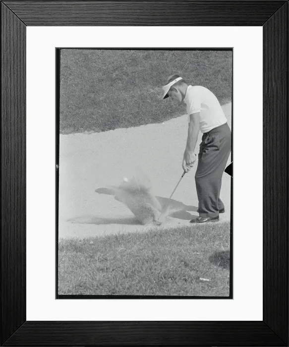 Framed Print : Gene Littler Playing Golf Framed Print : Gene Littler Playing Golf