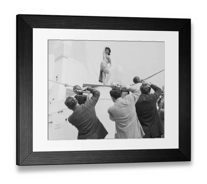 Framed Print : Cameramen Photographing Bou Bouka Papas Framed Print : Cameramen Photographing Bou Bouka Papas