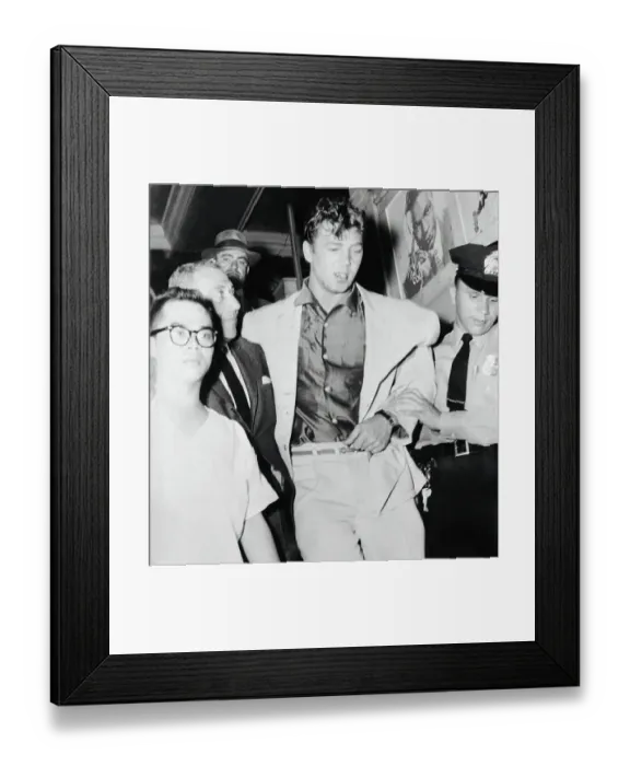 Framed Print : Mickey Hargitay Goes to Hospital Framed Print : Mickey Hargitay Goes to Hospital