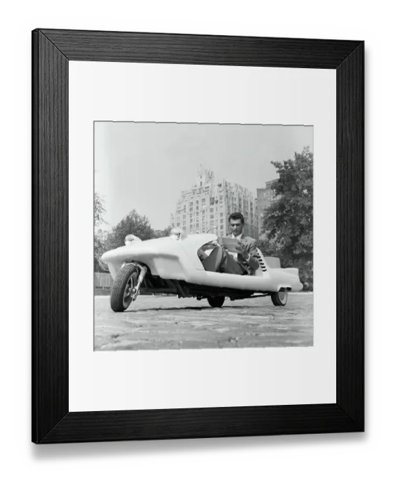 Framed Print : Three-Wheeled Star Vehicle Framed Print : Three-Wheeled Star Vehicle