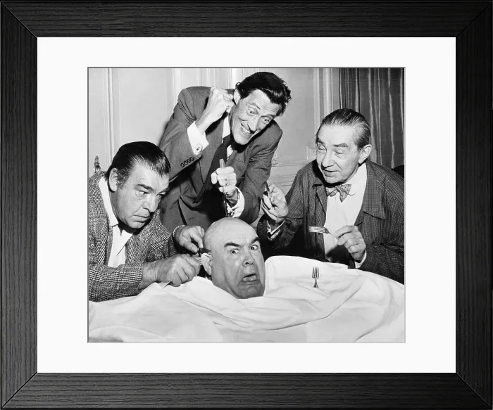 Framed Print : The Three Top Horror Actors Framed Print : The Three Top Horror Actors