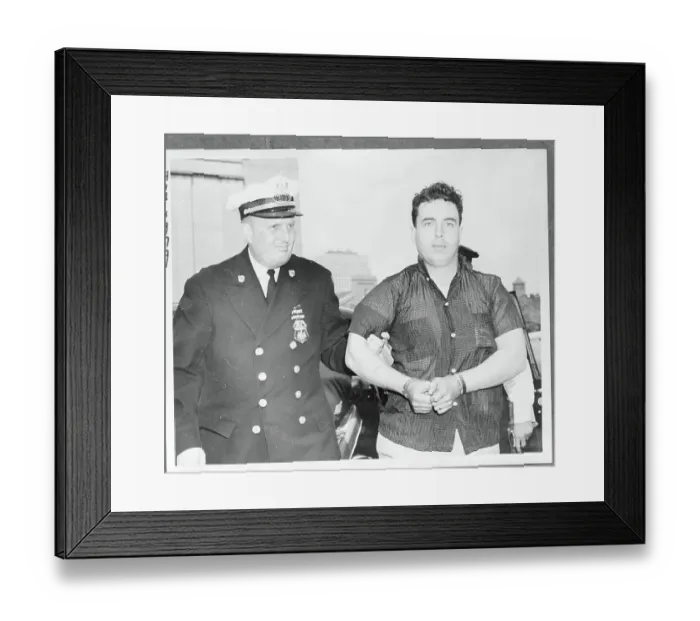 Framed Print : Officer Escorting Jordan Perry Framed Print : Officer Escorting Jordan Perry