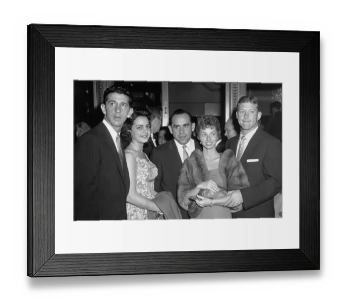 Framed Print : Yankee Stars Enter Theater for Trapeze Framed Print : Yankee Stars Enter Theater for Trapeze