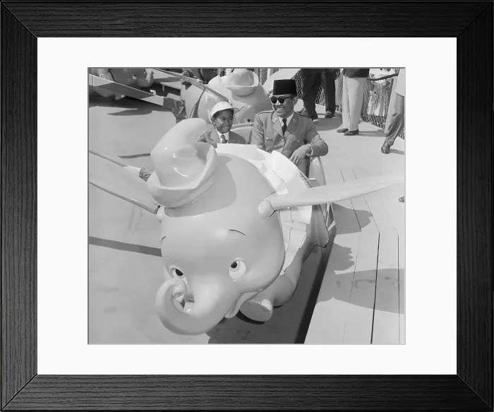 Framed Print : Sukarno at Disneyland Framed Print : Sukarno at Disneyland