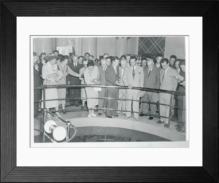 Framed Print : Marshal Tito and Soviet Officials at Energy Station Framed Print : Marshal Tito and Soviet Officials at Energy Station